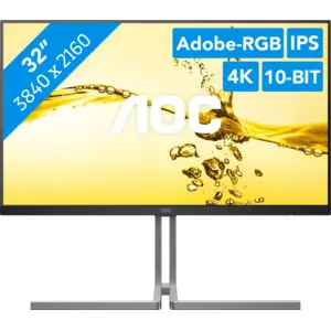Aoc Graphic Designer Pro U32u3cv 32'' 4k Ips Led Monitor