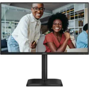 AOC 24E4CV 24 Zoll Full HD Monitor, höhenverstellbar, 120 Hz, schwarz