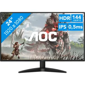 AOC 24B36X 24 Zoll Full HD Monitor, schwarz