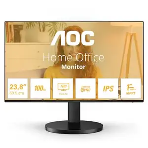 AOC B3 24B3HA2/75, 60,5 cm (23.8"), 1920 x 1080 Pixel, 4 ms, Schwarz