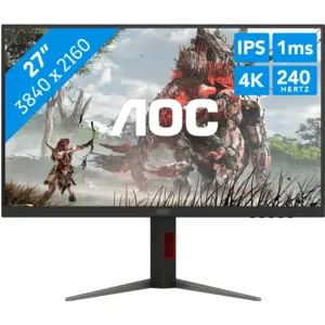 Aoc U27g4xm 27'' 4k Fast Ips Mini-led 160hz Gaming-monitor