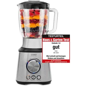 Caso MX 1000 Standmixer, Edelstahlgehäuse, 1000 Watt, 1,5 l Behälter, ...