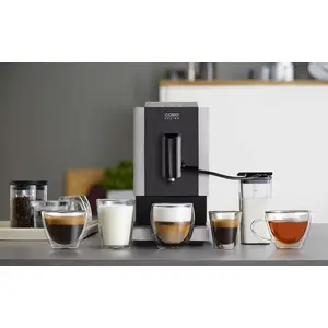 CASO Café Crema Touch, Design Kaffeevollautomat, inkl. Schlauch und Mi...