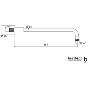 Herzbach 11.673570.1.01 LIVING SPA Retro Wandarm round günstig