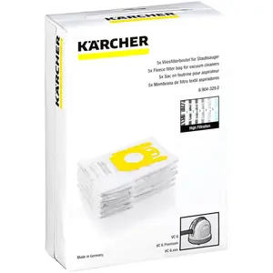 Karcher Fleece-filterbeutel Für Vc 5 Einheiten