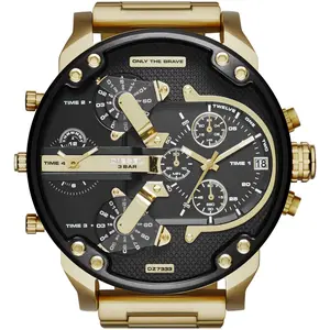 Diesel, Armbanduhr, Mr. Daddy 2.0, Gold, (Analoguhr, Chronograph, 57 mm) günstig