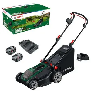 Bosch Akku-Rasenmäher ROTAK18V2-43, 2x Akku PBA 18V 4.0Ah günstig