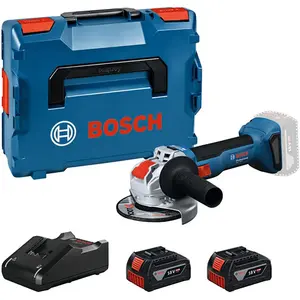 Bosch Gwx 18v-8 (125 Mm) + 2 Bat 4.0+ Lboxx Winkelschleifer