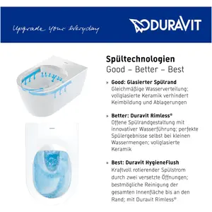 Duravit, WC Deckel, Spülkasten DURASTYLE 390x170mm, Anschluss unten links weiss günstig