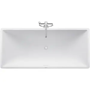 Duravit, Badewanne, Badewanne DURASQUARE 1850x850mm freist 2 Rückenschrägen weiss (250 l, 185 cm, 85 cm) günstig