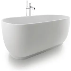 Duravit, Badewanne, Badewanne LUV 1800x850mm freist 2 Rückenschrägen weiss (252 l, 180 cm, 85 cm) günstig