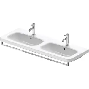 Duravit, Handtuchhalter + Handtuchhaken, Handtuchhalter DURASTYLE 1229mm, für Waschtisch 233813 chrom günstig