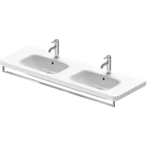 Duravit, Handtuchhalter + Handtuchhaken, Handtuchhalter DURASTYLE 1329mm, für Waschtisch 235714 chrom günstig