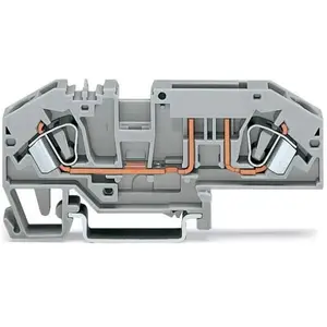 Wago TERMINAL BLOCK, FUSED, 2WAY, 24-10 AWG, Elektronikzubehör + Gehäuse, Grau