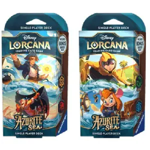 Lorcana Azurite Sea: 2 Starter Deck Set
