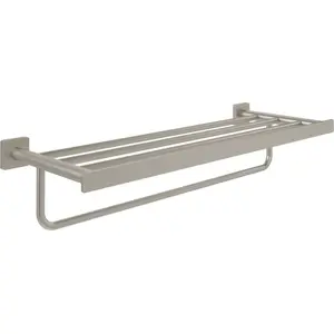 V&B Handtuchablage Elements Striking 595mm, brushed nickel black günstig