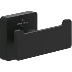 Villeroy & Boch, Handtuchhalter + Handtuchhaken, Elements - Striking Doppel-Handtuchhaken, 80 x 44 x 45 mm günstig
