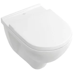Villeroy & Boch WC-Komplettset O-novo spülrandlos inkl. WC Sitz weiß 5... günstig