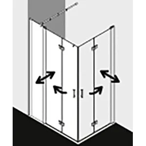 Kermi DIF2L14020VPK Eck-Halbteil links Diga F2L 1400x günstig