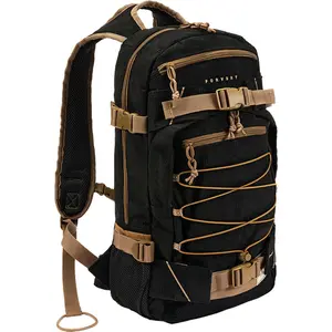 Forvert Rucksack Uni Cord Louis schwarz/braun Standard
