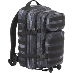 Brandit US Cooper M Rucksack, schwarz/grau, Einheitsgröße