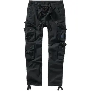 Schmal geschnittene Cargohose Brandit Pure Schwarz 4XL günstig