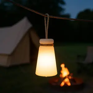 LED-Akku-Tischleuchte Bruno 3.000 K, RGB, weiß