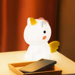 LED-Akku-Nachttischlampe Unicorno, Einhorn, RGB, dimmbar günstig