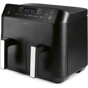 MAXXMEE Doppelkammer Heißluftfritteuse 7,6L - 6 Programme, nahezu ohne...