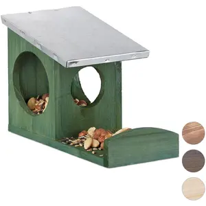 Relaxdays Eichhörnchen Futterhaus, Vogelhaus günstig