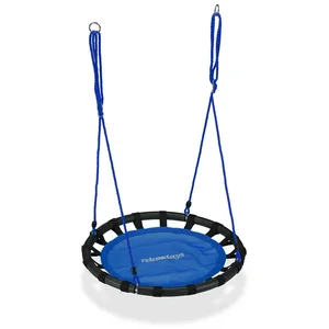 relaxdays Nestschaukel 80cm, (1-tlg), blau günstig