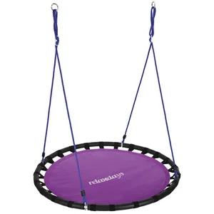 relaxdays Nestschaukel 120cm, (1-tlg), lila günstig