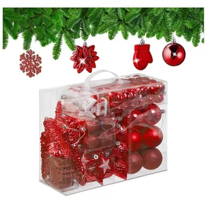 relaxdays Weihnachtsbaumkugel Weihnachtskugeln im 100er Set (100 St), ... günstig