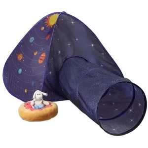 relaxdays Spielzelt Pop Up Spielzelt Weltraum (2-tlg) günstig