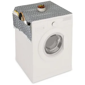 relaxdays Antirutschmatte Waschmaschinenauflage mit Taschen, 1-St. günstig