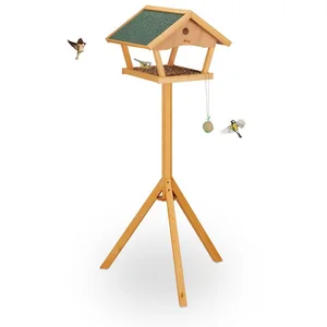 relaxdays Vogelhaus XXL Vogelfutterhaus mit Ständer günstig