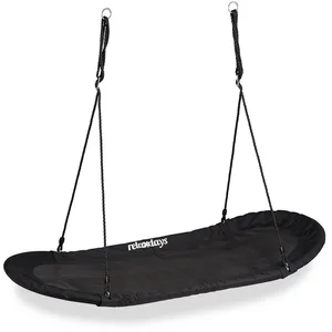 relaxdays Nestschaukel XXL schwarz, (1-tlg) günstig