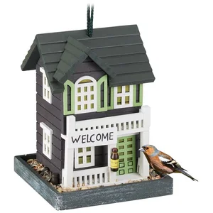 relaxdays Vogelhaus Vogelfutterhaus zum Aufhängen günstig