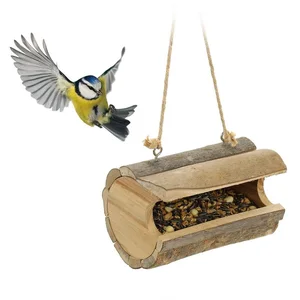 relaxdays Vogelhaus Vogelfutterhaus zum Aufhängen günstig