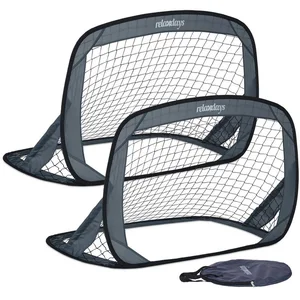 relaxdays Pop-Up Target Fußball Pop Up Tore im 2er Set (2 St) günstig