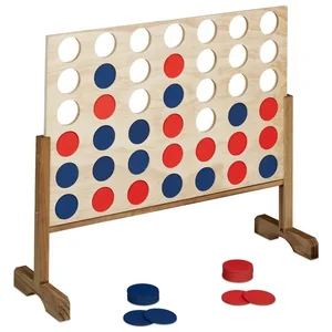 relaxdays Spiel XXL Vier Gewinnt, Gesellschaftsspiel