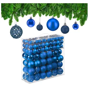 relaxdays Weihnachtsbaumkugel Weihnachtskugeln im 150er Set (150 St), ...
