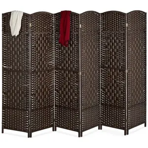 relaxdays Paravent Raumteiler 6-teilig (6 St), braun günstig