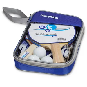 relaxdays Tischtennisschläger Tischtennis-Set 2 Sterne (7-tlg) günstig