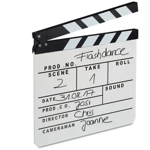 relaxdays Filmklappe weiß günstig