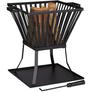 Relaxdays, Feuerschale, Feuerkorb (56.50 cm) günstig