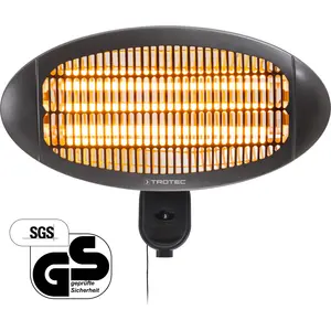 Trotec IR 2000 S Heizstrahler, Wandgerät, 2000 Watt, 3 Heizstufen günstig