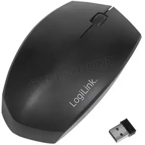 LogiLink ID0191, Optisch, Bluetooth, 1200 DPI, Schwarz