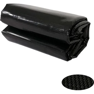 Mendler Pool-Abdeckung Wärmeplane Abdeckplane Solarplane Solarabdeckung, Stärke: 400 µm oval 7,31x3,65m schwarz günstig