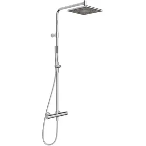 Hansa, Duschsystem, aurelia - doucheset met thermostaat, 25x25 cm, chroom günstig